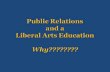 Public relations and liberal arts education