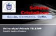 Solidos cristalinos  SILICIO, GERMANIO, GALIO