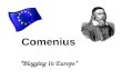 Comenius Blogging in Europe