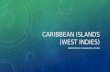 Geographic presentation of the Caribbean islands