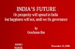 India's future   gurcharan das