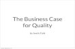 Businesscase for-quality