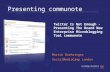 Presenting Brand-New Enterprise Microblogging Service communote At SocialMediaCamp London 2008