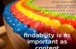 Findability is As Important As Content