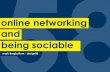 Online networking and being sociable