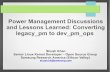Linux Power Management Discussions & Lessons Learned