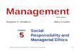 Ch 5 social responsibility and managerial ethics