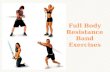 Full body resistance band exercises