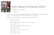 Inter-Sport Fantasy 2012 - How to play