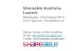 Shareable Australia Launch