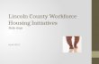 Lincoln county Workforce Housing Initiatives