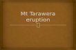 Mt tarawera eruption