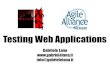 Gabriele Lana: Testing Web Applications