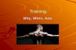Priciples and methods of training