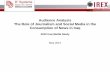 Audience Analysis:Role of Journalism & Social Media in the Consumption of News in Iraq 2012