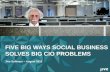 5 Ways Social Business Solves Big CIO Problems