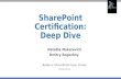 SharePoint Certification: Deep Dive