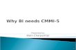 Why BI needs CMMI-5