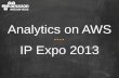 Analytics on AWS - IP Expo 2013