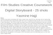 Film Studies Storyboard
