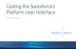 Coding the Salesforce1 Platform User Interface