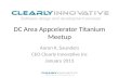 DC Titanium User Group Meetup: Appcelerator Titanium Alloy jan2013
