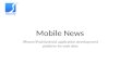 Mobile News iPhone/iPad/Android - application development platform for web sites