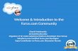 Welcome & Introduction to force com community