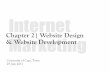 Chapter 2  | Website design & development - pf