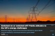 Switched on or switched off? Public attitudes to the UK’s energy challenges