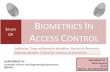 Biometrics--The Technology of Tomorrow
