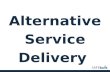 Preparing for Alternative Service Delivery