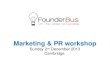 FounderBus Marketing presentation Cambridge 2nd Dec 2012