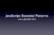 Javascript essential-pattern