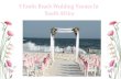 5 exotic beach wedding venues in south africa