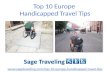Top 10 Europe Handicapped Travel Tips