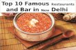 Top 10 Bar and Restaurant in New  Delhi