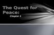 The Quest for Peace: Redux Chapter 2