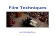 Film terms and techniques introduction