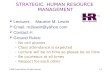 Strategic hrm   lecture 2