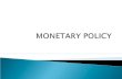 Monetary policy2