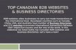 Most Popular Canadian B2B Websites & Business Directories