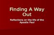 Finding a way out