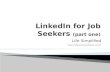Beginner LinkedIn for job seekers