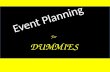 My Event Planning Advice :-)