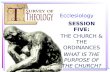 Ssm Theology Week 5 - 021010