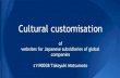 Cultural Customisation