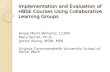 Implementation and Evaluation of HBSE Courses using Collaborative Learning Groups (CLG's)