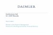 Q1 2009 Earning Report of Daimler Chrysler AG