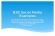 B2B social media examples